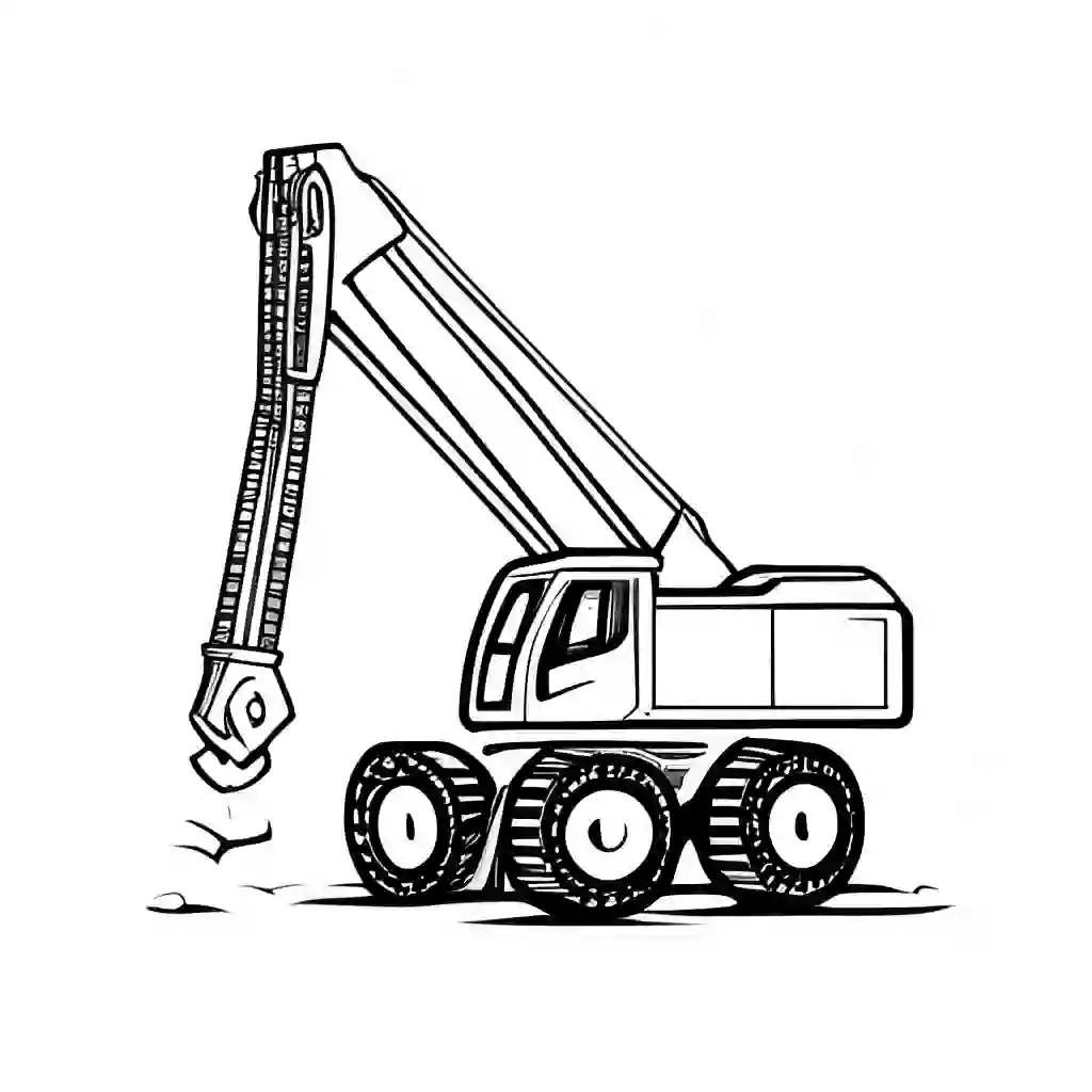 Pile Driver coloring pages